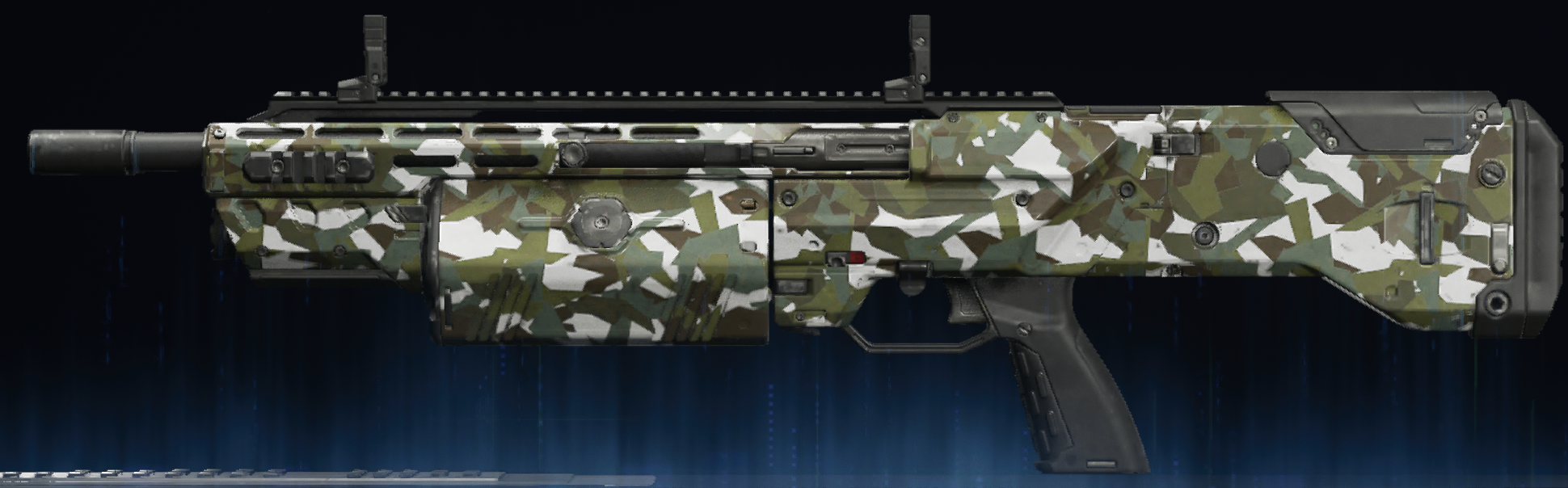Rendu du camouflage Neige sur Echo 12